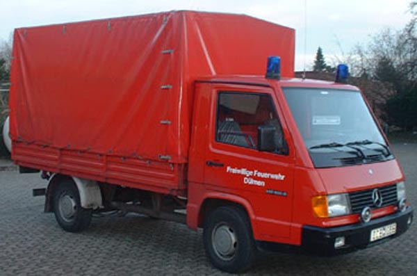 Lkw, Pritschenwagen MB 100 (SP), Motor 2,4 Liter Diesel, 72 PS, ca. 1992